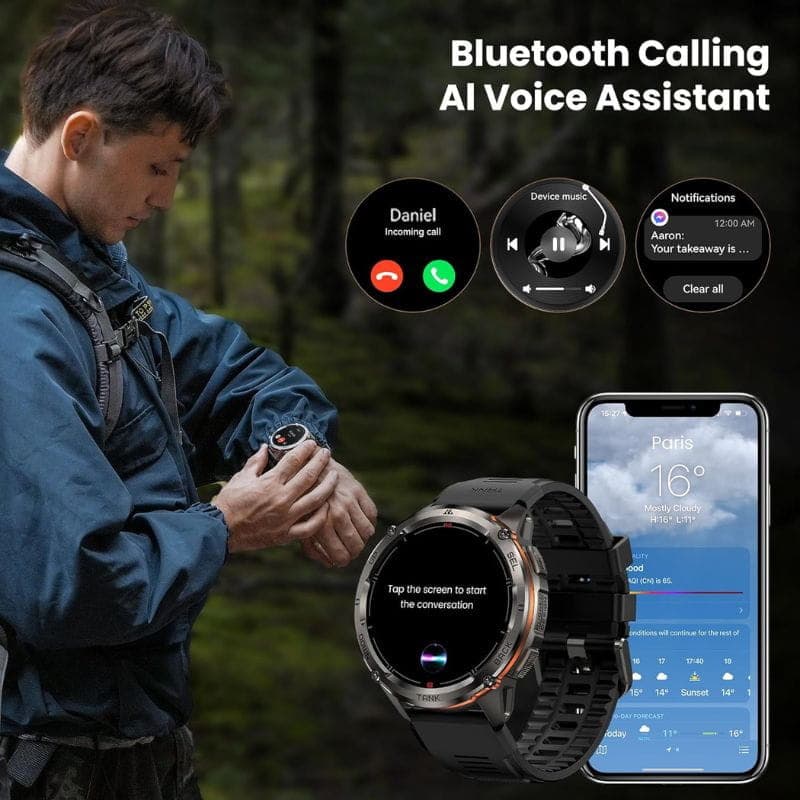 Smartwatch Kospet Tank T3 Ultra 2 Special Edition Preto