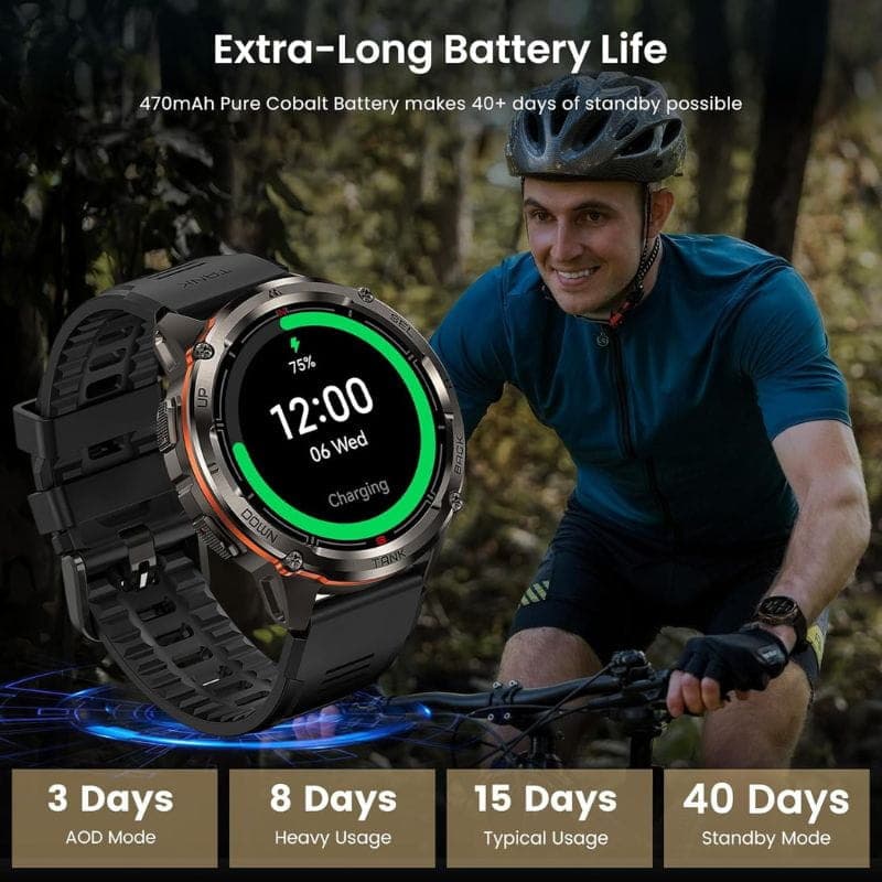 Smartwatch Kospet Tank T3 Ultra 2 Special Edition Preto