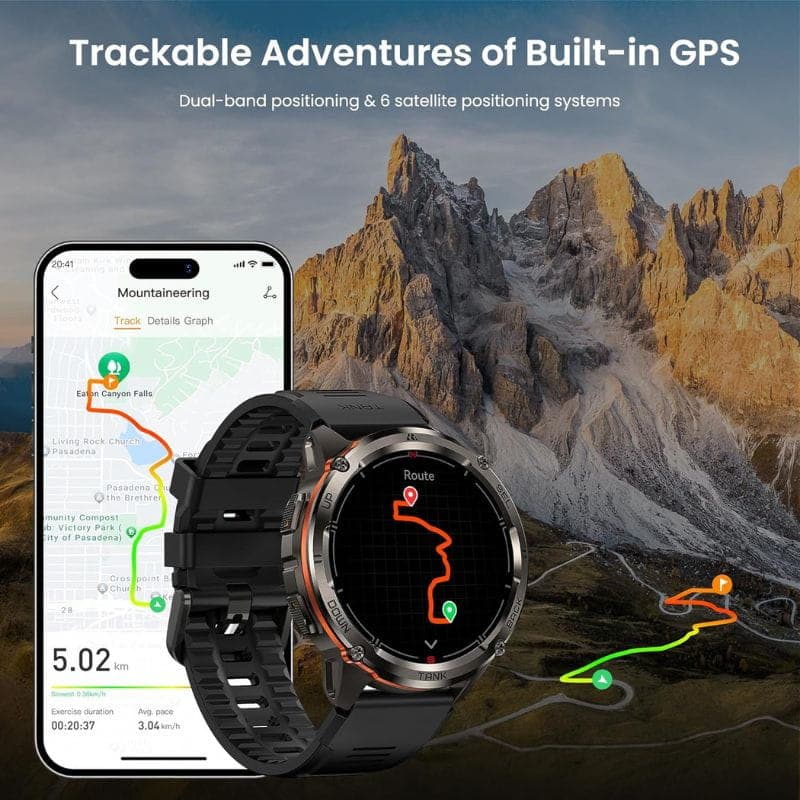 Smartwatch Kospet Tank T3 Ultra 2 Special Edition Preto