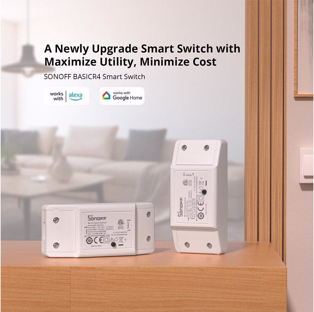 Sonoff BASICR4 - Interruptor Inteligente WiFi