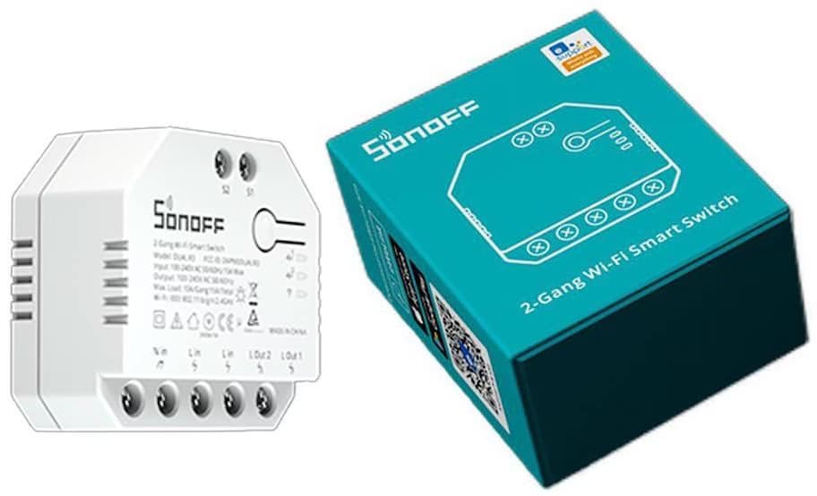 Sonoff Dual R3 Lite - Interruptor Wi-Fi Inteligente