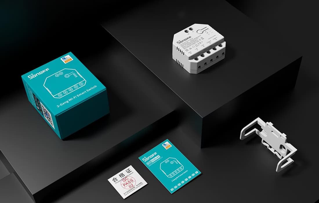 Sonoff Dual R3 Lite - Interruptor Wi-Fi Inteligente