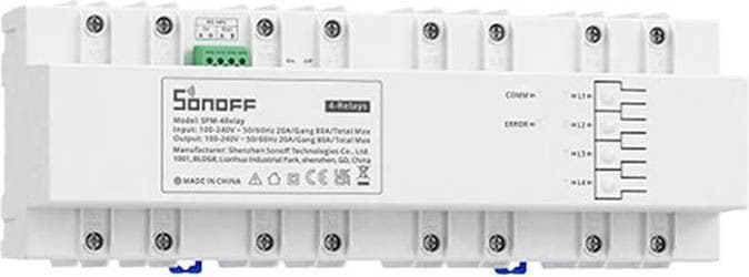Sonoff SPM-4Relay - Medidor de Potência Inteligente