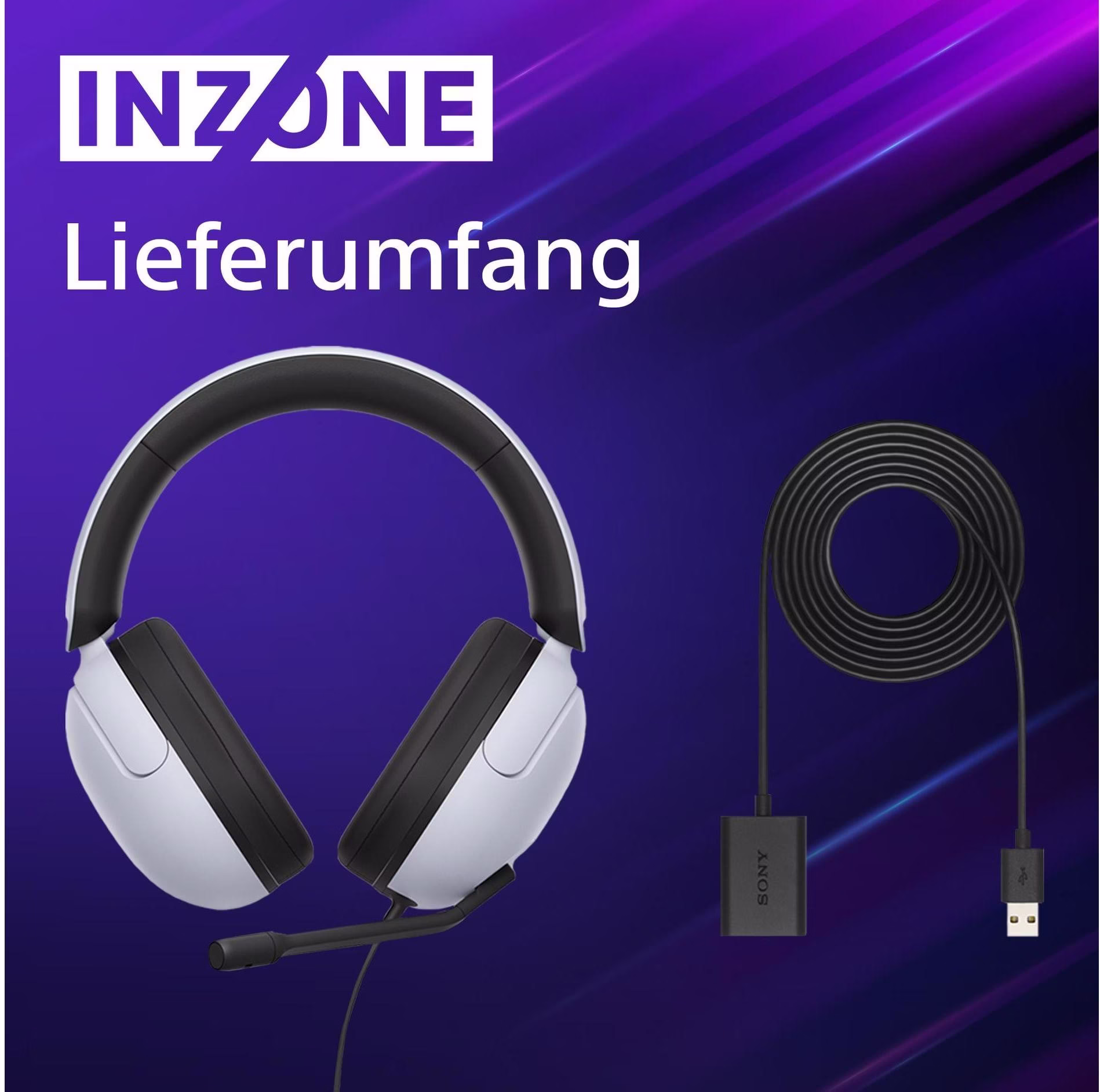 Sony Inzone H3 Branco - Auscultadores Gaming