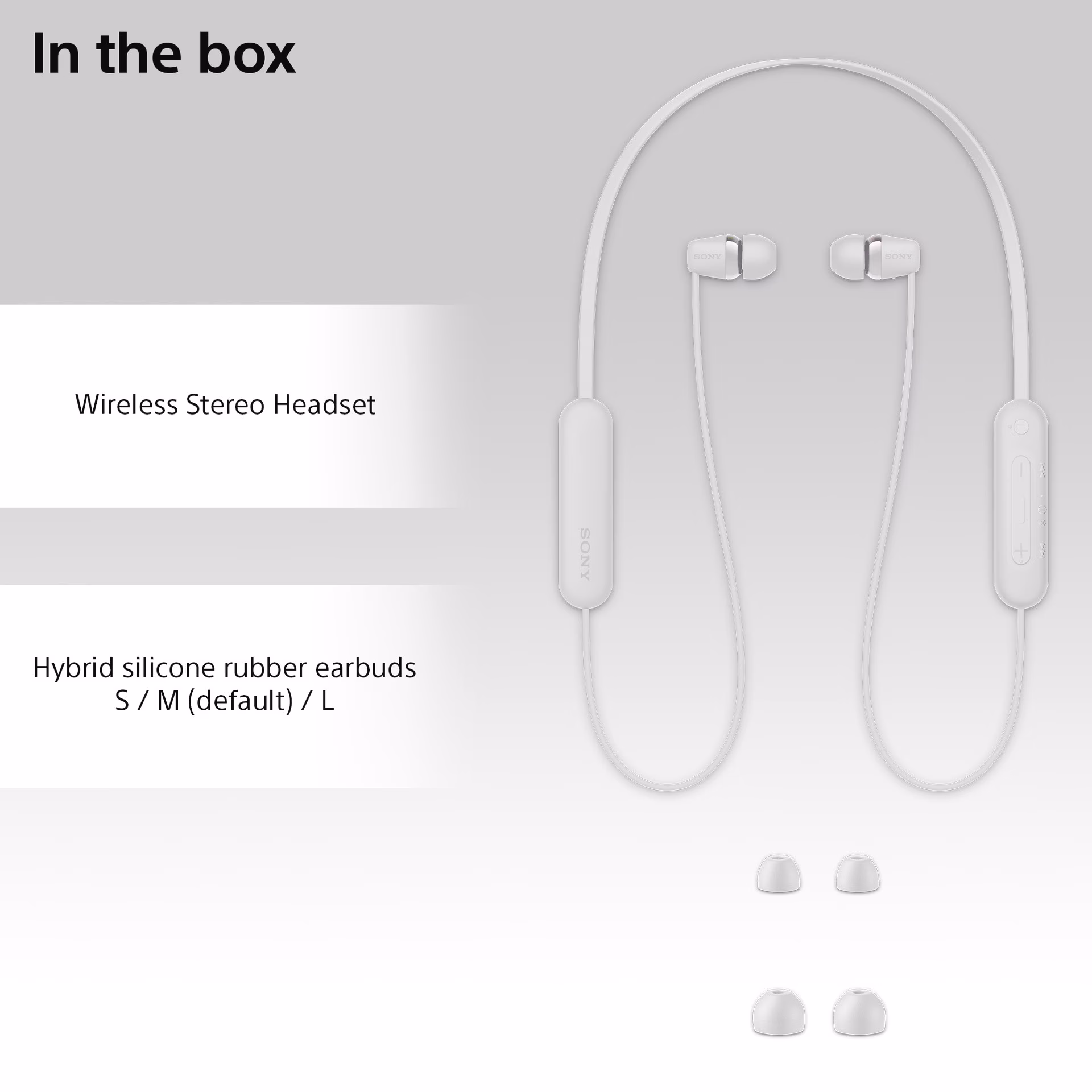 Sony WI-C100 Auriculares Bluetooth Sports