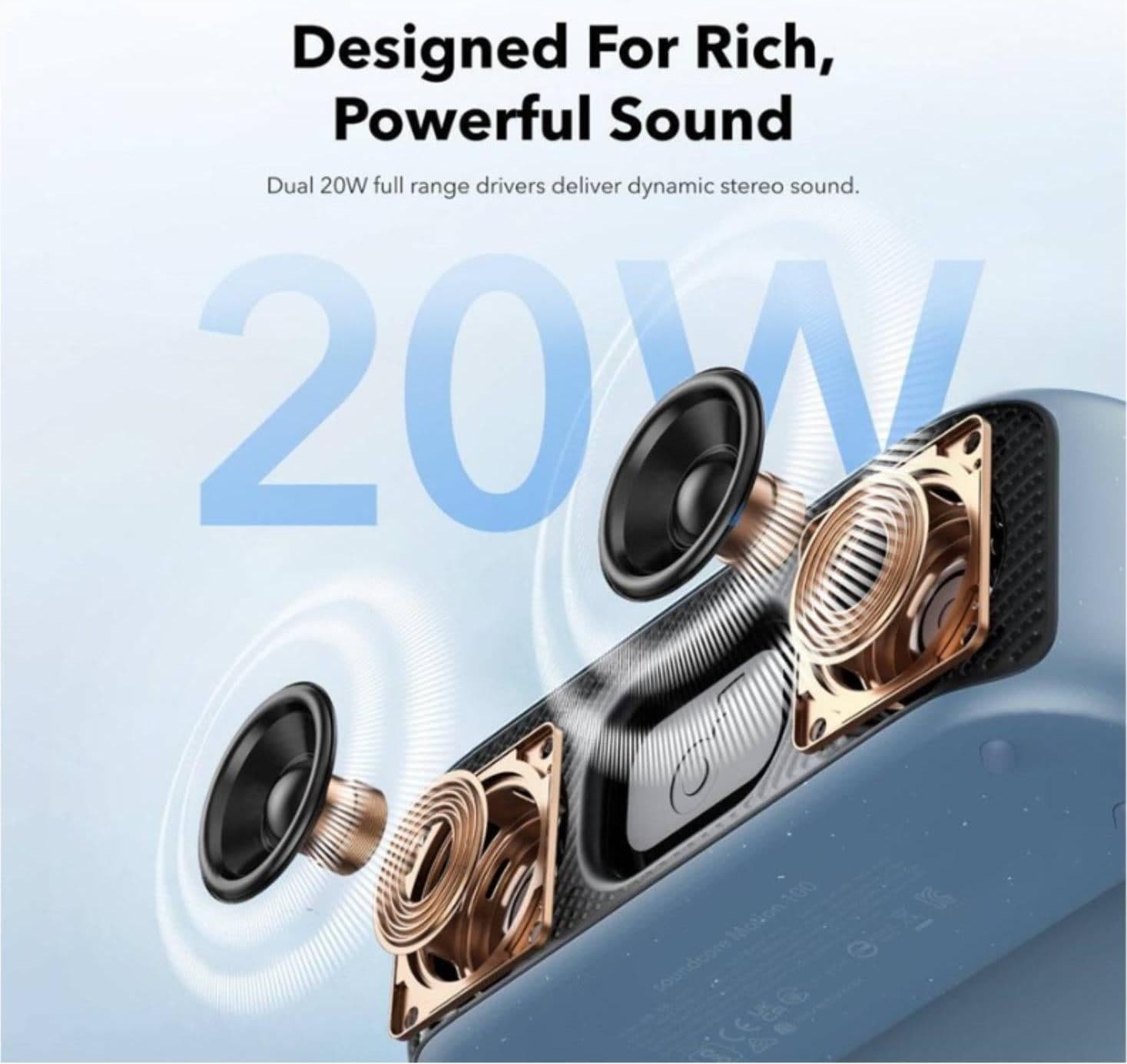 soundcore Bluetooth speaker Motion 100 blue