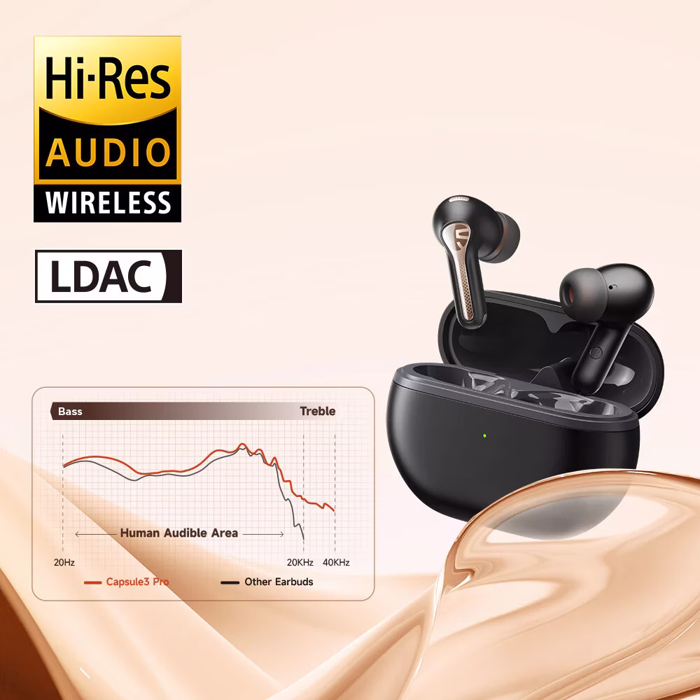 SoundPEATS Capsule3 Pro TWS - Fones de ouvido Bluetooth