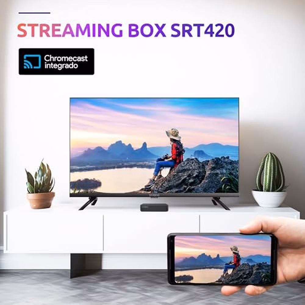 Strong SRT 420 4K 8GB - Android TV com TDT