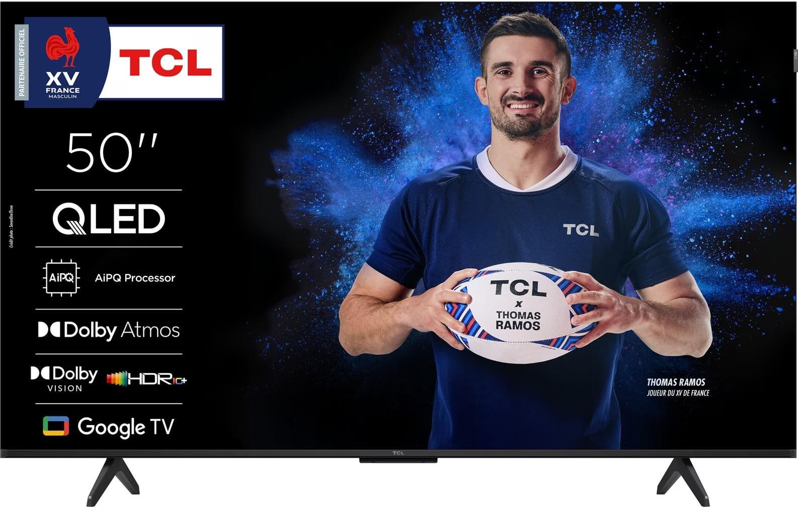 TCL 50P7K 50" 4K UHD QLED Smart TV Preto