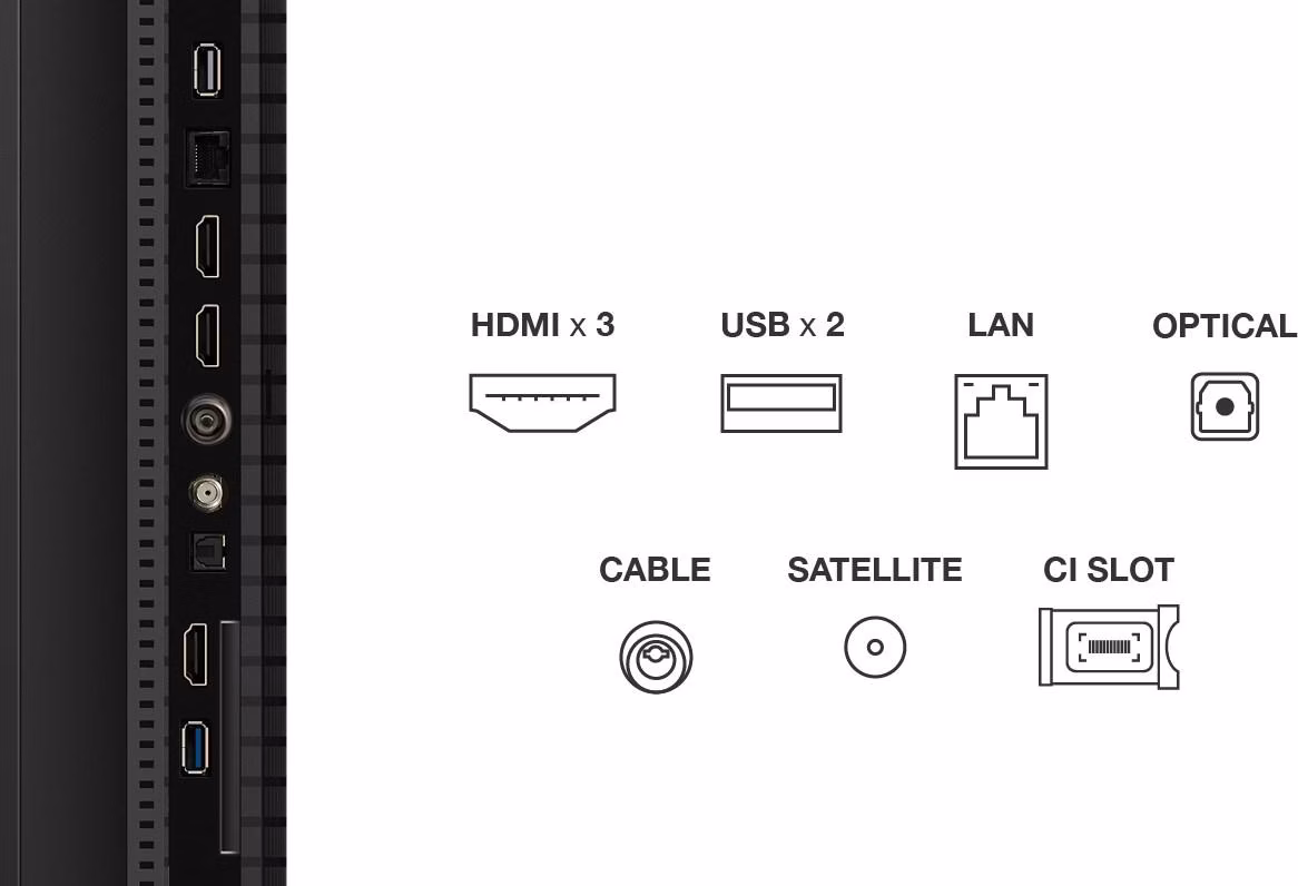TCL 50P7K 50" 4K UHD QLED Smart TV Preto