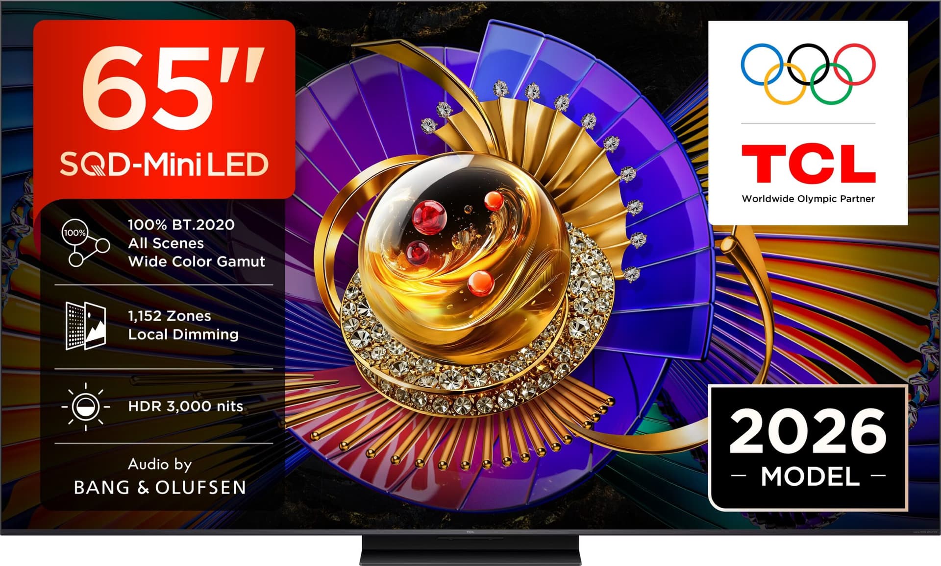 TCL 65C7L Smart TV QD-Mini LED 65" 4K Google TV Preto