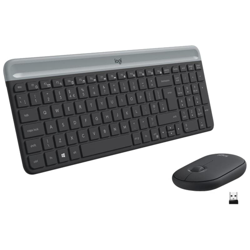 Teclado e rato sem fios Logitech MK470 Grafite