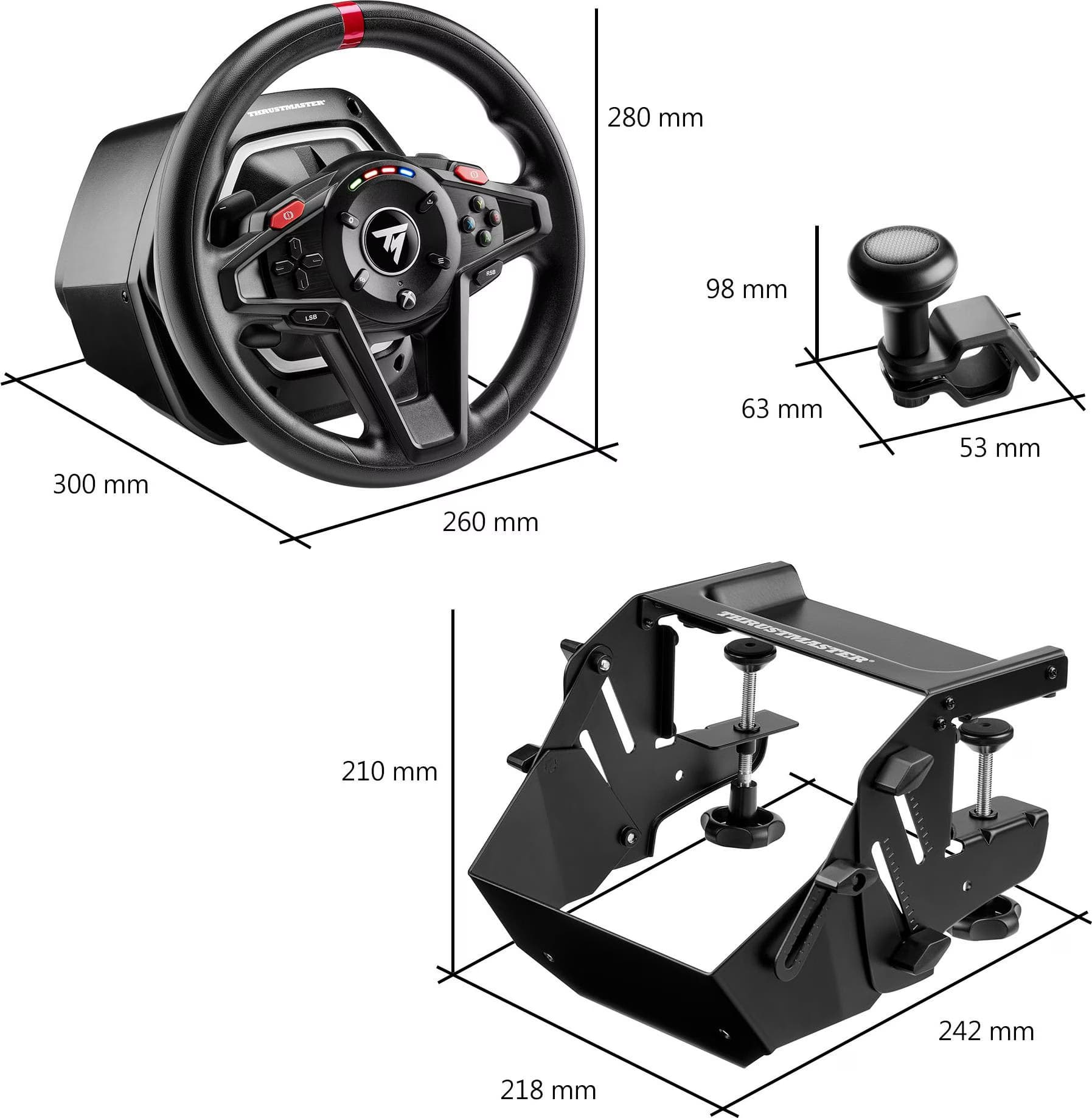 Thrustmaster T128 SIMTASK Pack Xbox / PC - Volante de simulação