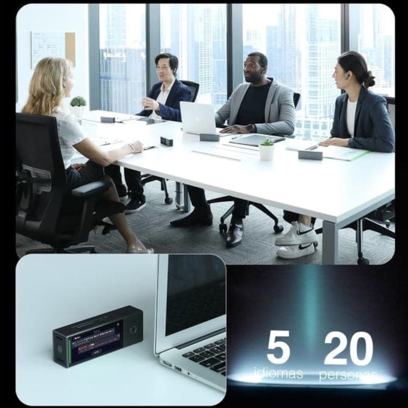 Timekettle X1 AI Interpreter Hub Preto