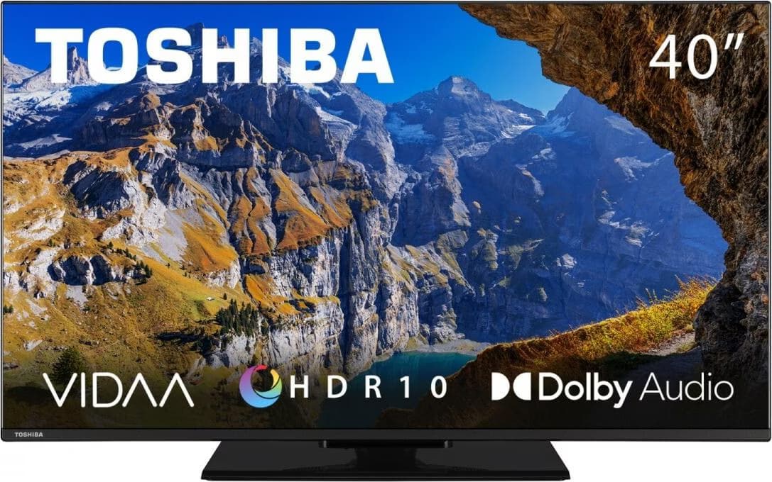 Toshiba 40" 40LV3563DG FHD Smart TV com base