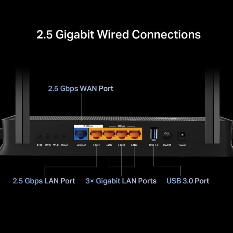 TP-Link Archer BE3600 Wi-Fi 7 - Router de banda dupla