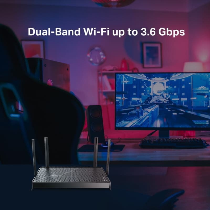 TP-Link Archer BE3600 Wi-Fi 7 - Router de banda dupla