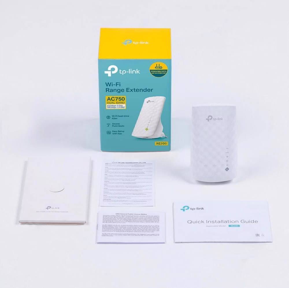 TP-Link RE200 Coverage Extender Universal AC750 Wi-Fi WiFi