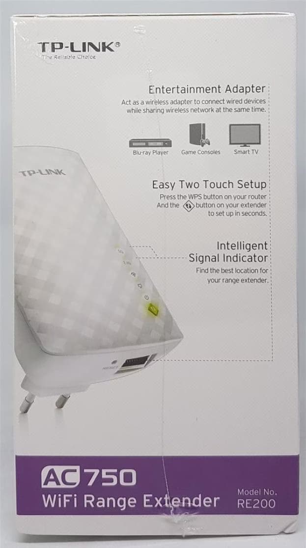 TP-Link RE200 Coverage Extender Universal AC750 Wi-Fi WiFi