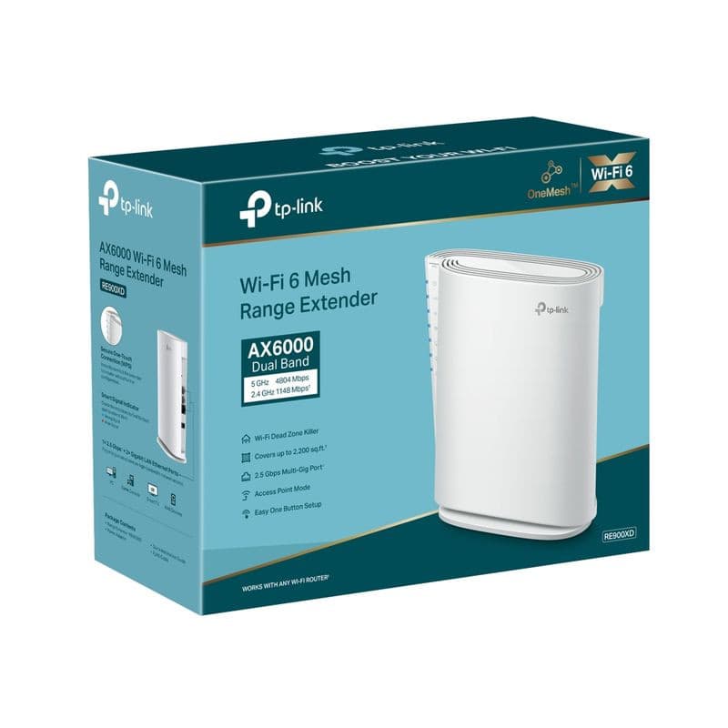 TP-Link RE900XD - Repetidor Wi-Fi AX6000