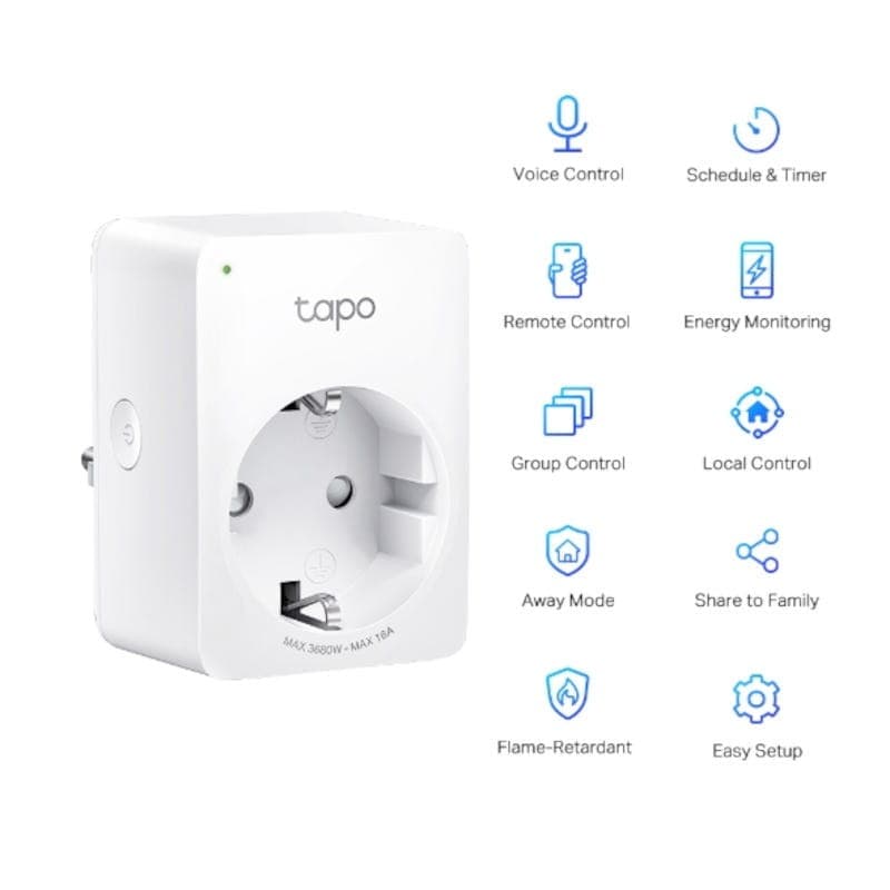 TP-Link Tapo P110 Mini Tomada Inteligente WiFi