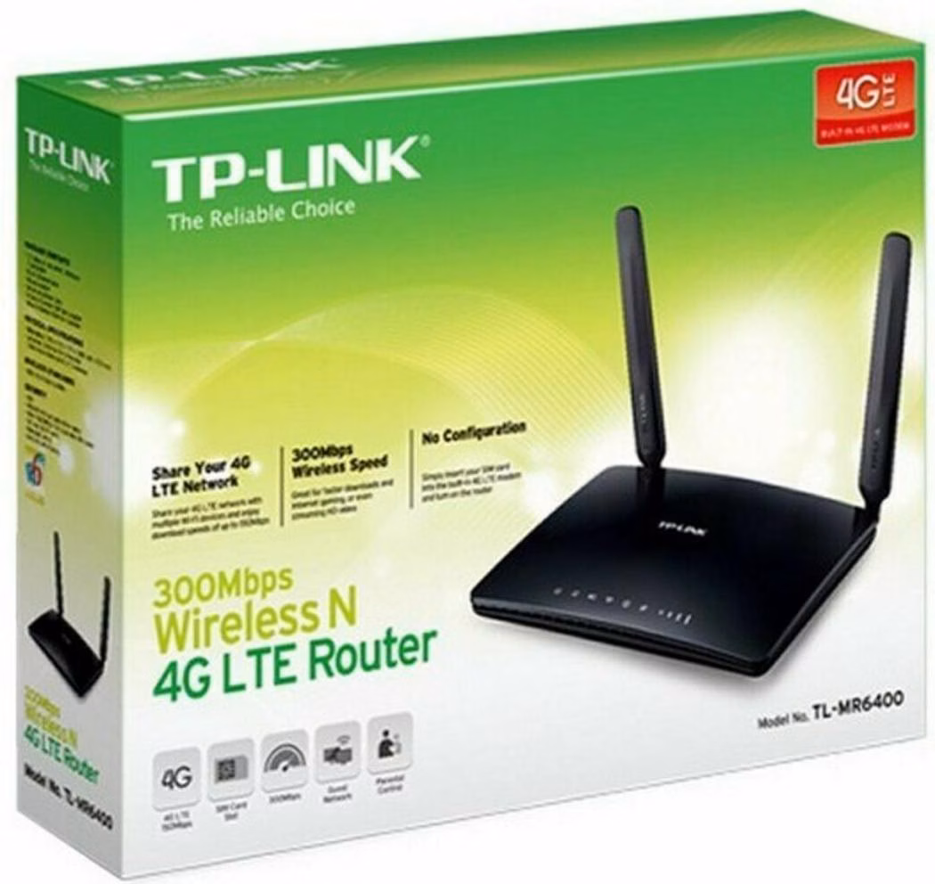 TP-LINK TL-MR6400 Router Sem Fio 4G LTE WiFi N300