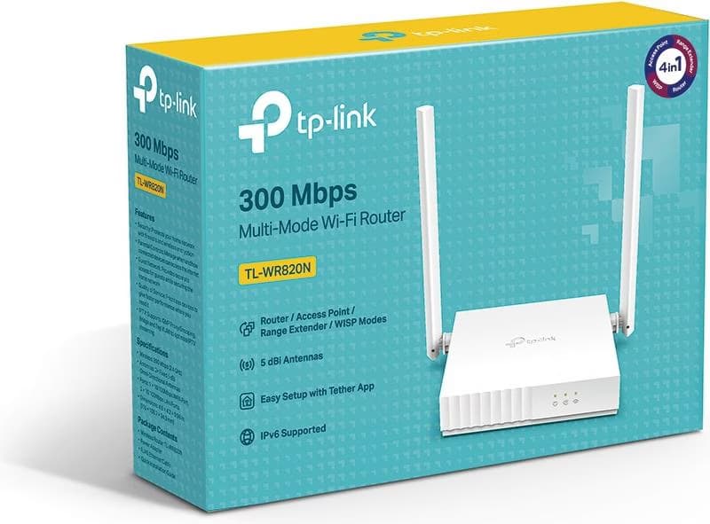TP-Link TL-WR820N 2.4GHz 300Mbps - Router