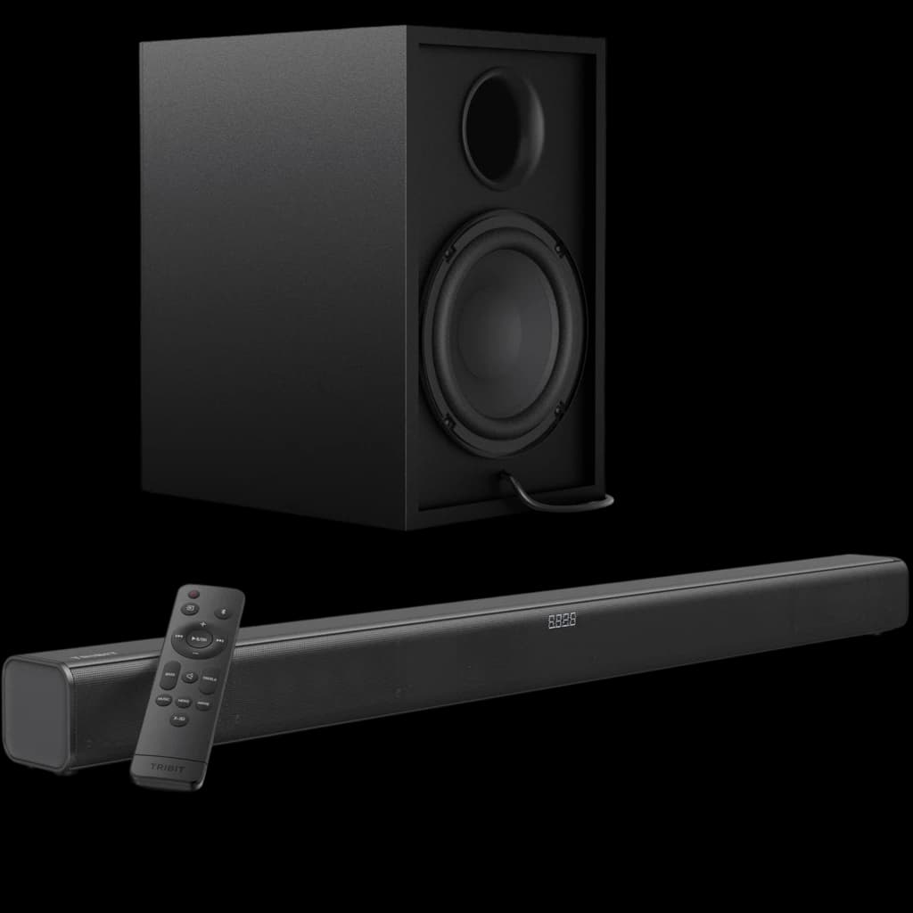 Tribit Soundbar 2.2 200 W, 6 entradas, Bluetooth 5.3