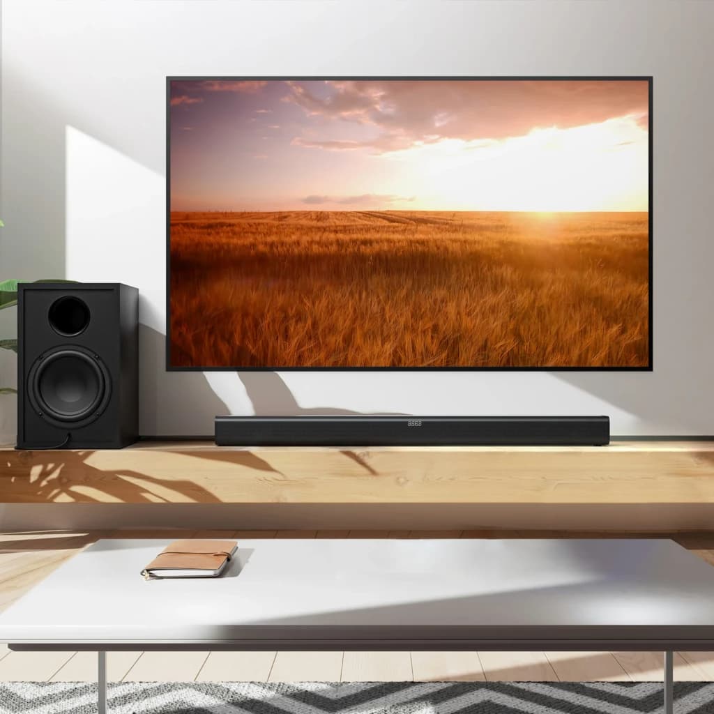 Tribit Soundbar 2.2 200 W, 6 entradas, Bluetooth 5.3