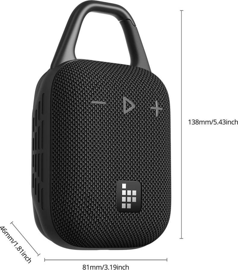 Tronsmart Mirtune H1 8W IPX7 Mosquetão - Coluna sem fio