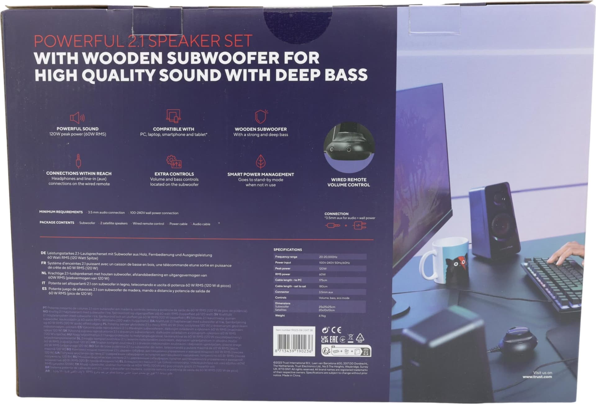 Trust GXT-38 Multimedia Speakers 2.1