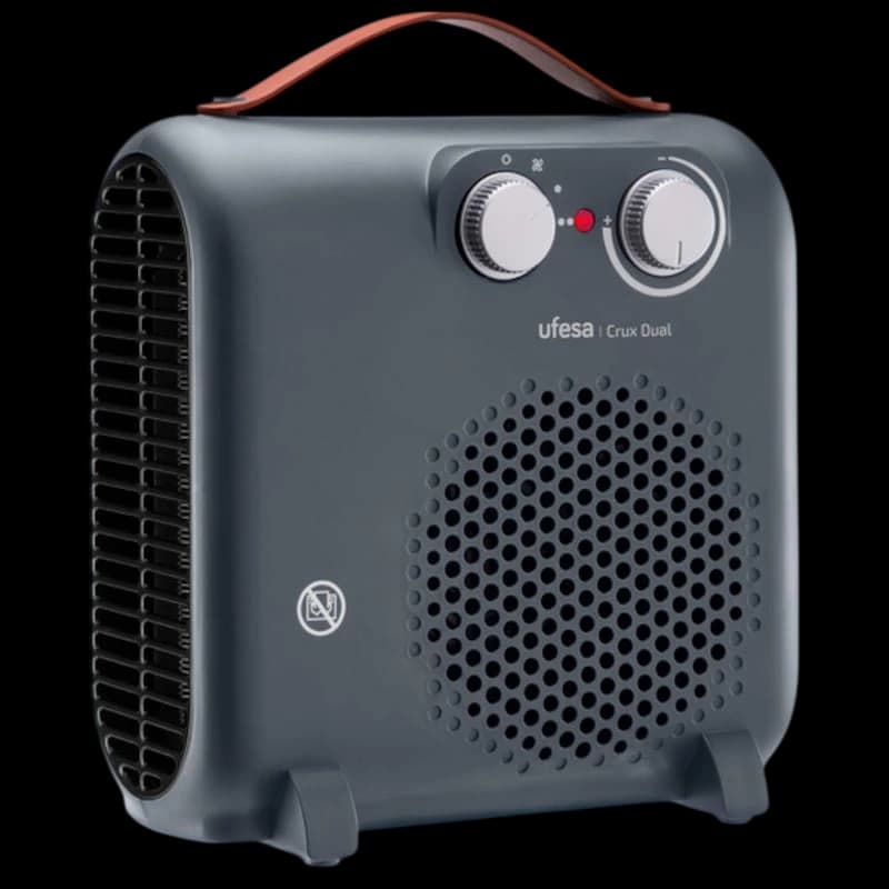 Ufesa Crux Dual 2000W Cinza - Aquecedor Elétrico de Interior