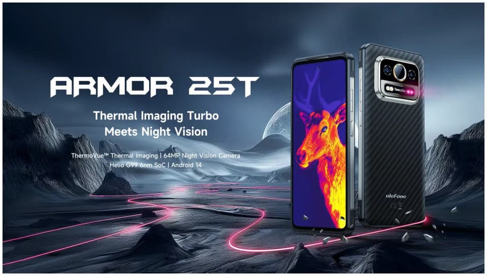 Ulefone Armor 25T 8GB/256GB Preto robusto