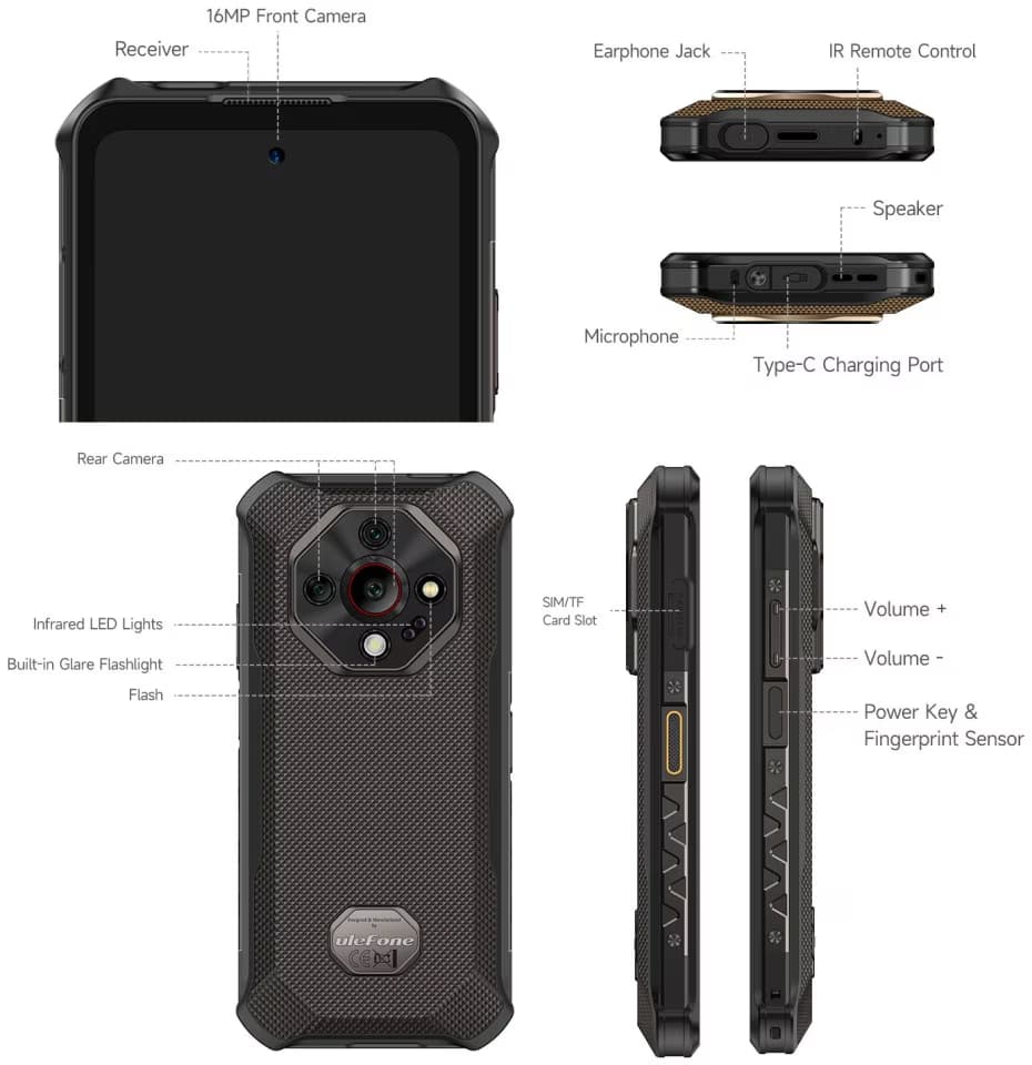 Ulefone Armor X16 6GB/128GB Preto