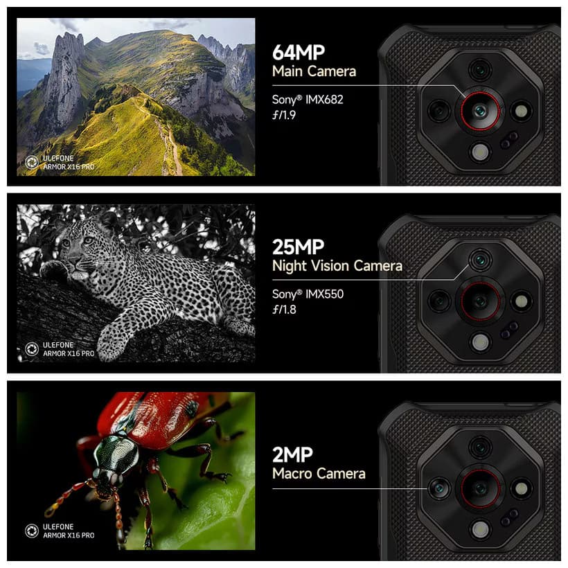 Ulefone Armor X16 6GB/128GB Preto