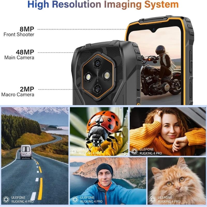 Ulefone RugKing 4 Pro 8GB/128GB Laranja