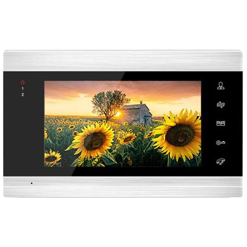 Vídeo Porteiro Wifi Sem Fio S.Smart 86706EM/Prateado