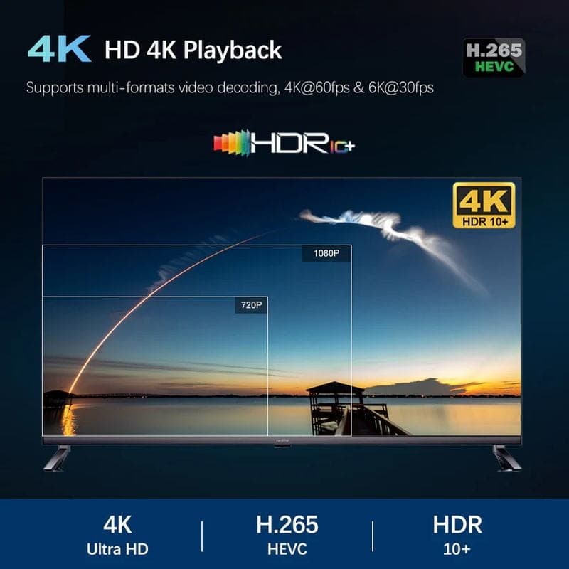 Vontar H618 2GB/16GB 4K Android 12.0 Android TV