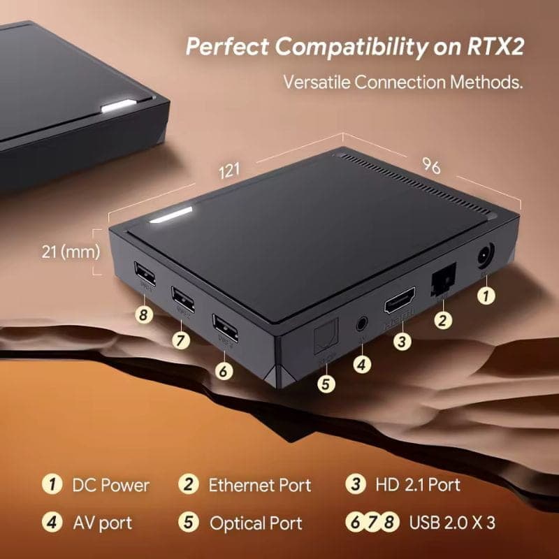 Vontar RT-X2 4GB/32GB 4K Android 14 - Android TV