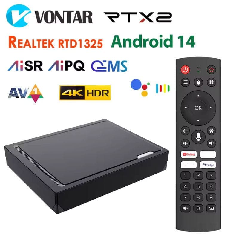 Vontar RT-X2 4GB/32GB 4K Android 14 - Android TV