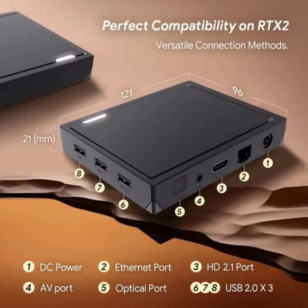 Vontar RT-X2 4GB/64GB 4K Android 14 - Android TV