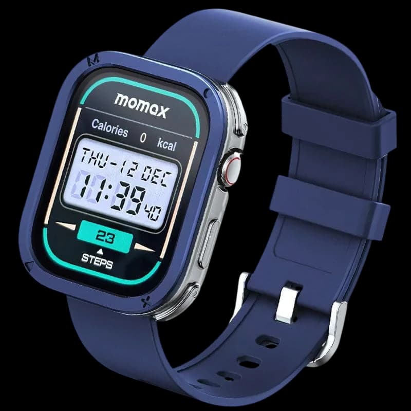 Relógio inteligente Momax SW3S Azul
