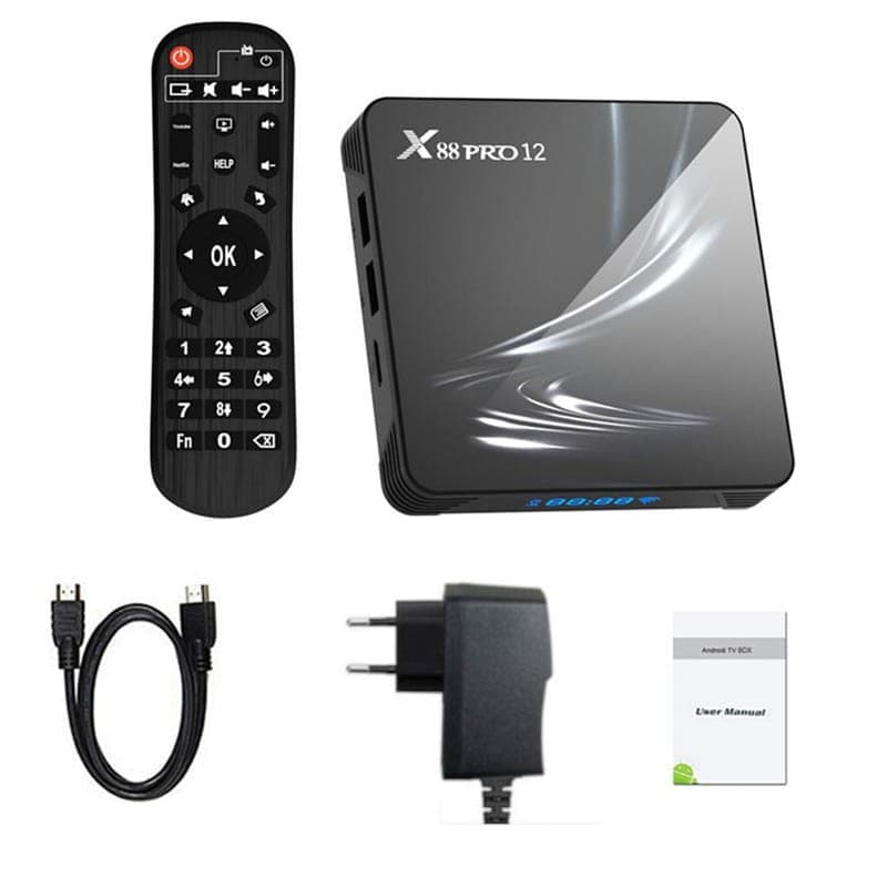 X88 Pro 12 RK3318/4 GB/64GB Android 12 - Android TV