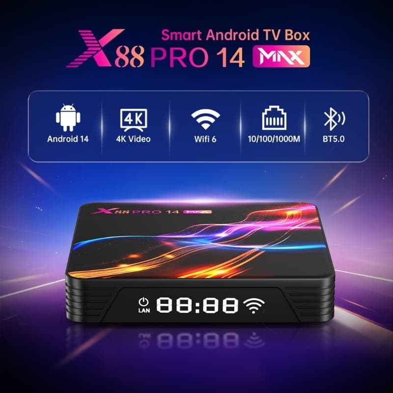X88 PRO 14 Max RK3528 2GB/16GB Android 14 - Android TV