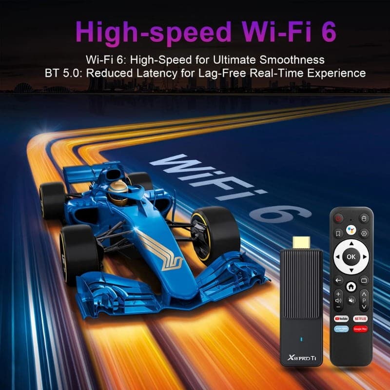 X88 Pro TI RK3518 2GB/16GB WiFi 6 Android 14 - Android TV