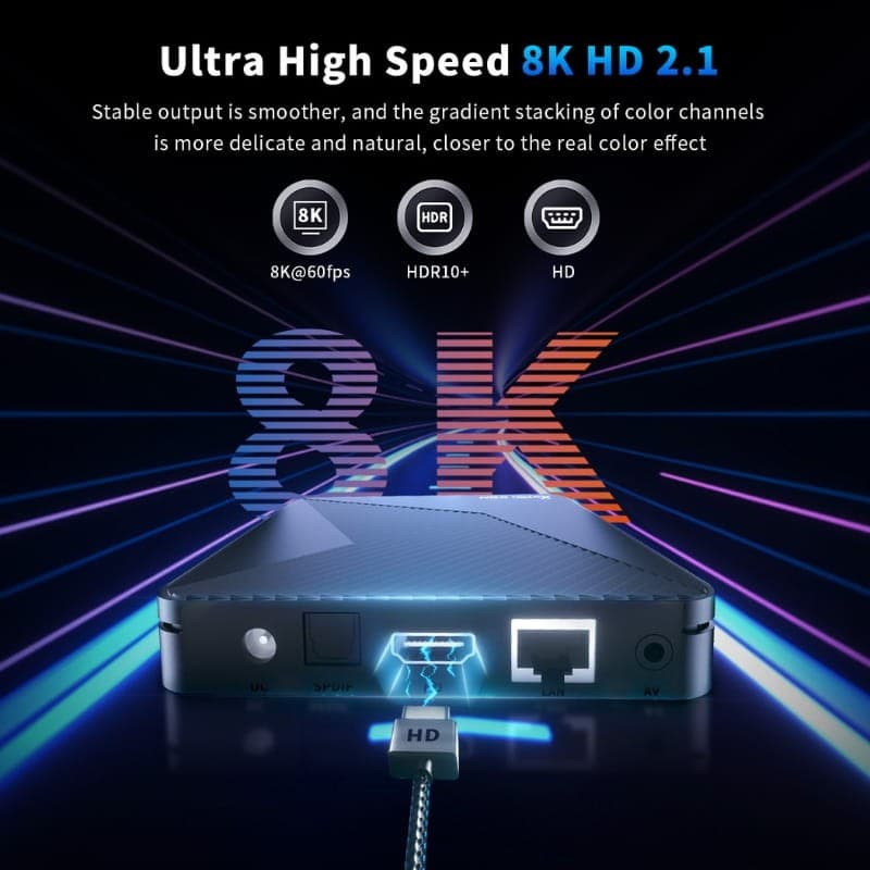 X88 Pro X5M 4GB/32GB 8K WiFi 6 Android 14 Preto - Android TV