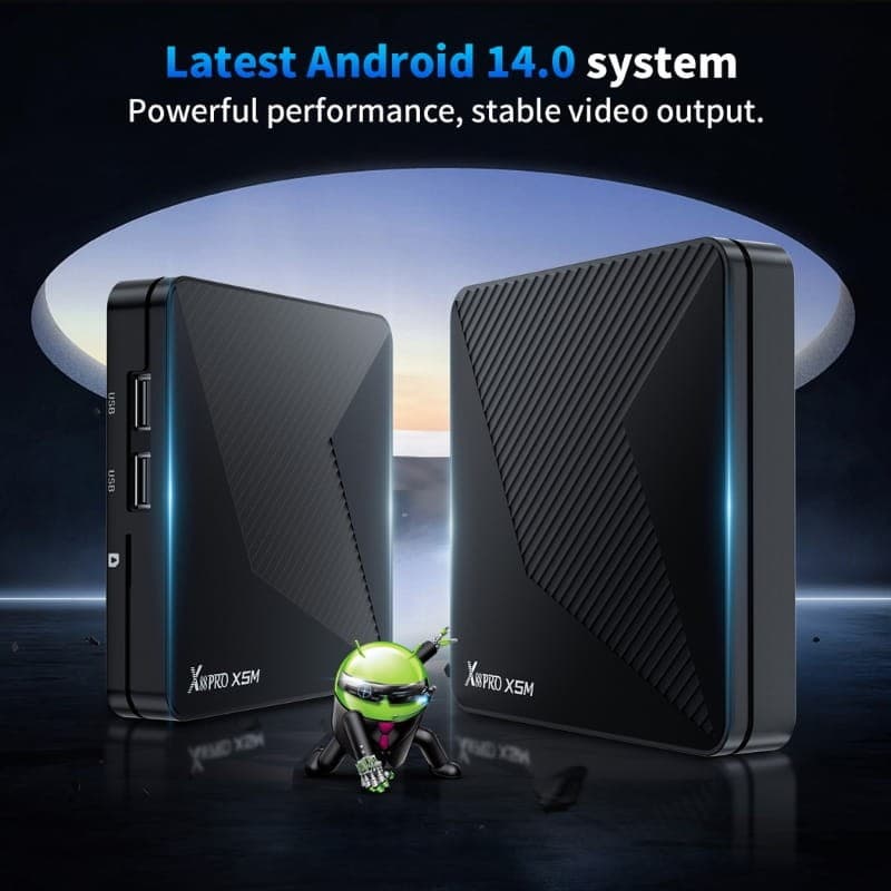 X88 Pro X5M 4GB/32GB 8K WiFi 6 Android 14 Preto - Android TV