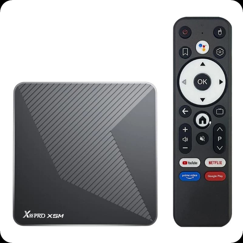 X88 Pro X5M 4GB/64GB 8K WiFi 6 Android 14 Preto - Android TV