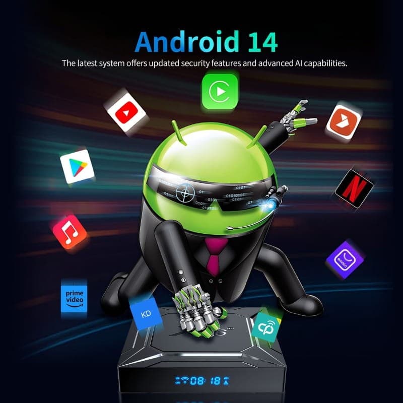 X96 M200 X5M 2GB/16GB Android 14 - Android TV