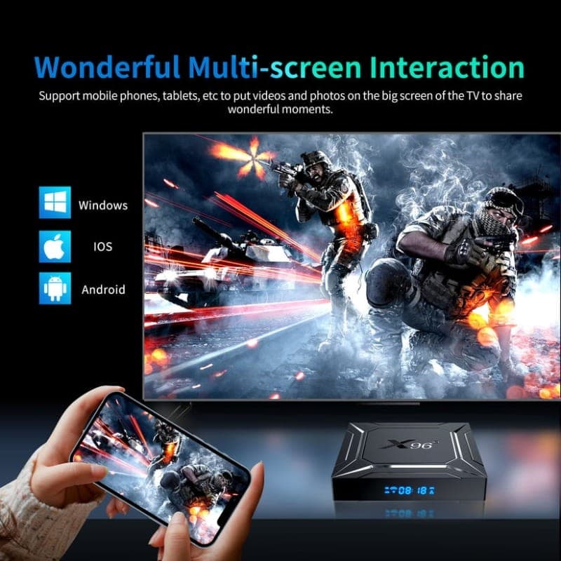 X96 M200 X5M 4 GB/32 GB Android 14 - Android TV